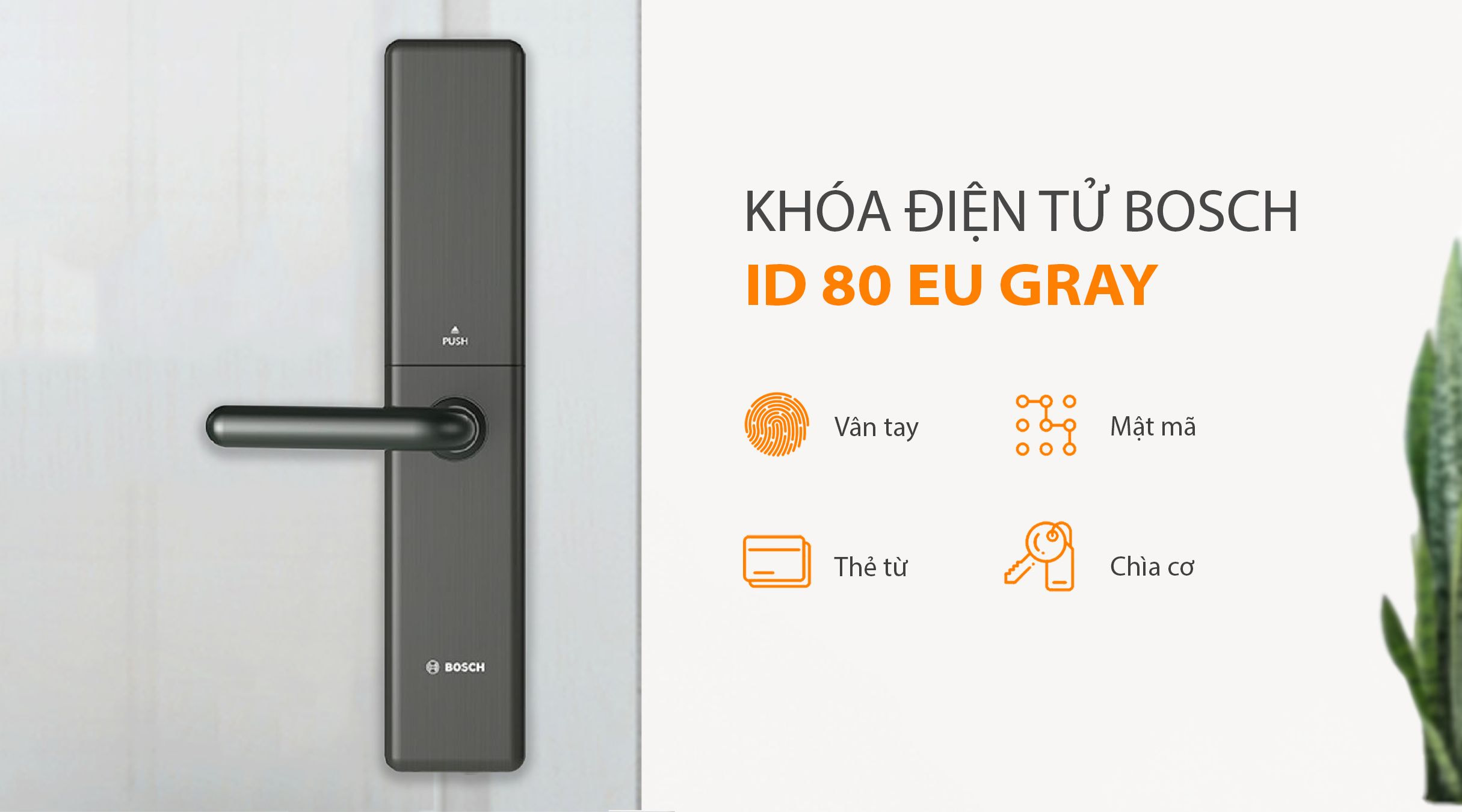Cách mở khóa BOSCH ID 80 EU GRAY